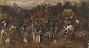 Pieter Bruegel El vino de la fiesta de San Martin Spain oil painting artist